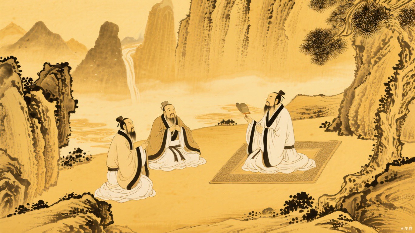 善德缘善卷故里文化插画