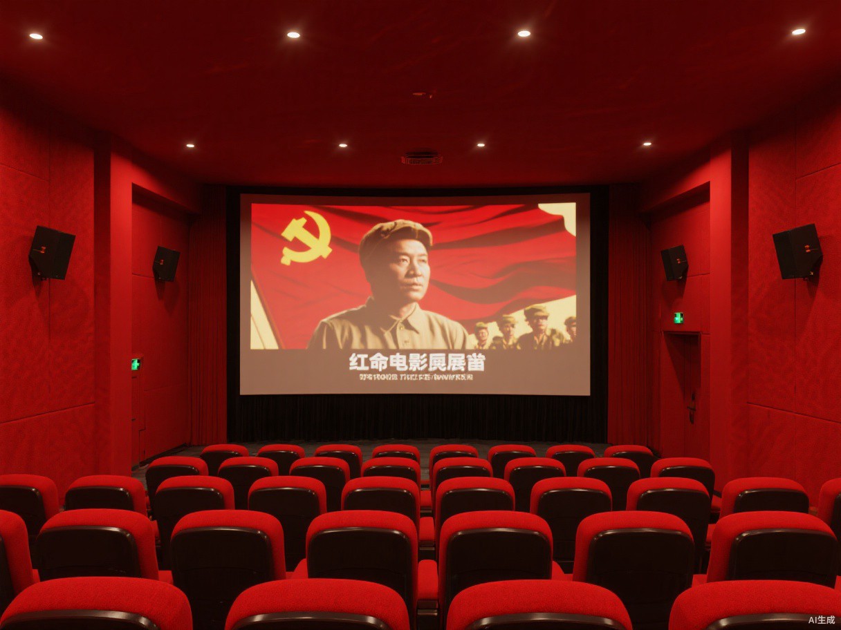 功勋塔红色影视展播厅