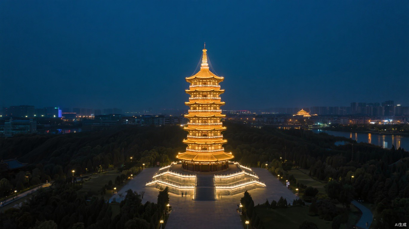 善德缘功勋塔地标建筑